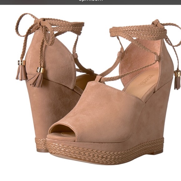 MICHAEL Michael Kors Shoes - Michael Kors Suede Wedges